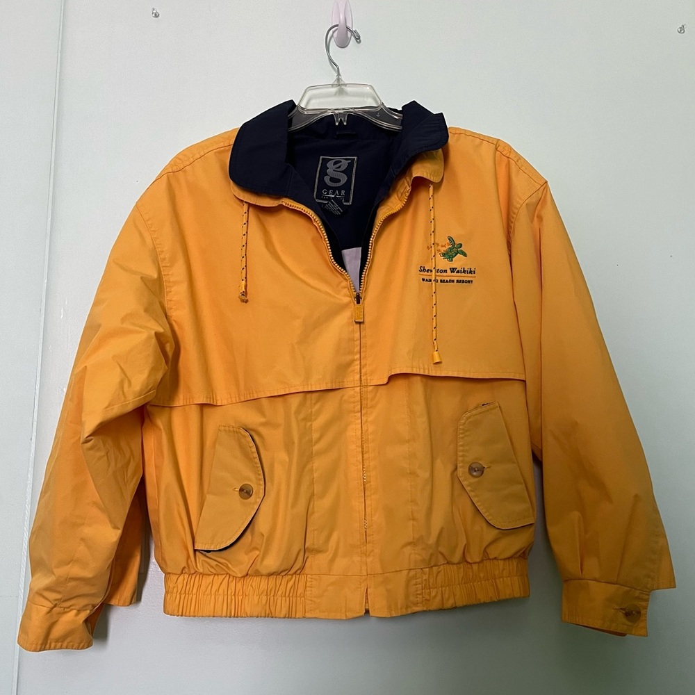 Yellow Windbreaker From Hawaii